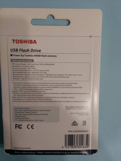 Flashdisk Toshiba 32 GB