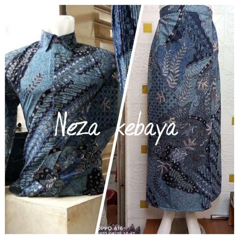 New couple rok span batik//rok span couple kemeja//rok span couple