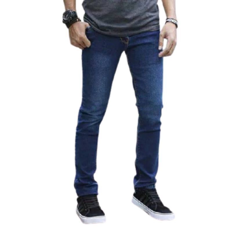 Celana Jeans Pensil Skinny Slimfit Panjang Slim Fit Hitam Pria Premium