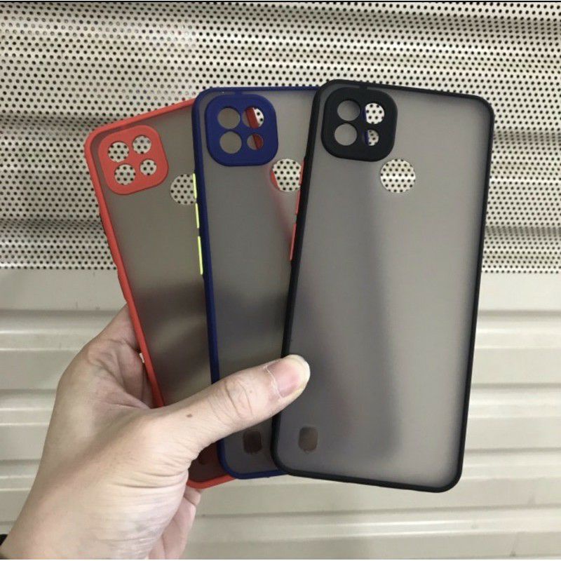 Realme C21 C21y C15 Cover Dove lis Warma Soft Case