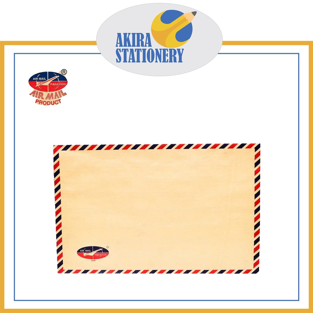 

Amplop Kertas AIRMAIL 310 Tali Folio / / Map Lamar Kerja Air Mail Coklat + Tali ( isi 50Pcs )
