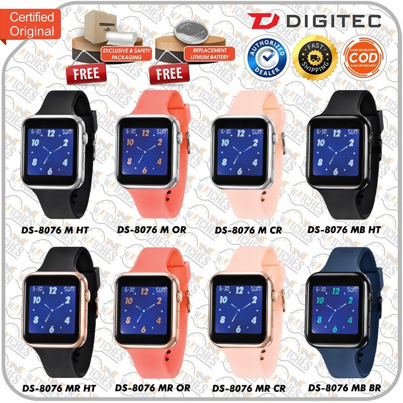 Jam Tangan DIGITEC DS-8076T / DS 8076 Touch Screen Watch Original