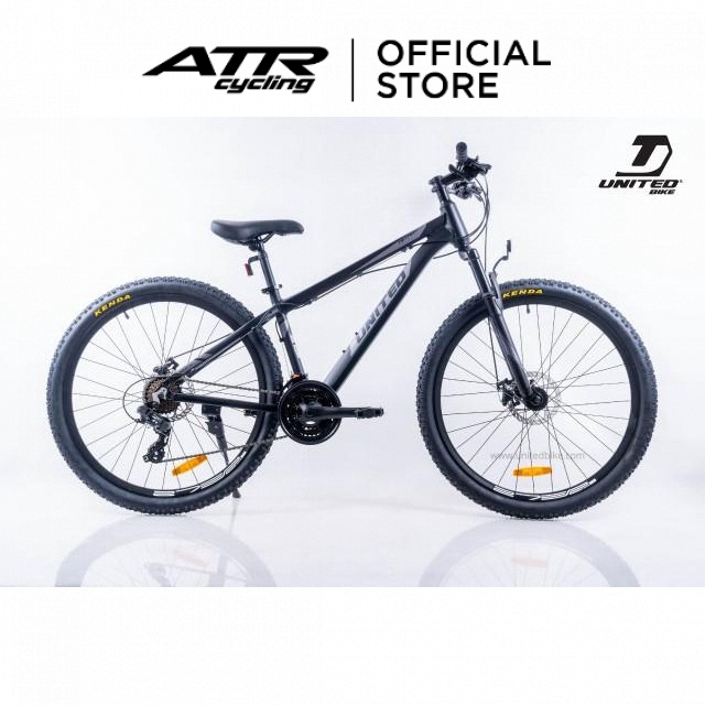 United Bike Sepeda Gunung Detroit Neo 2 (Hitam-Merah-Abu-Abu) MTB