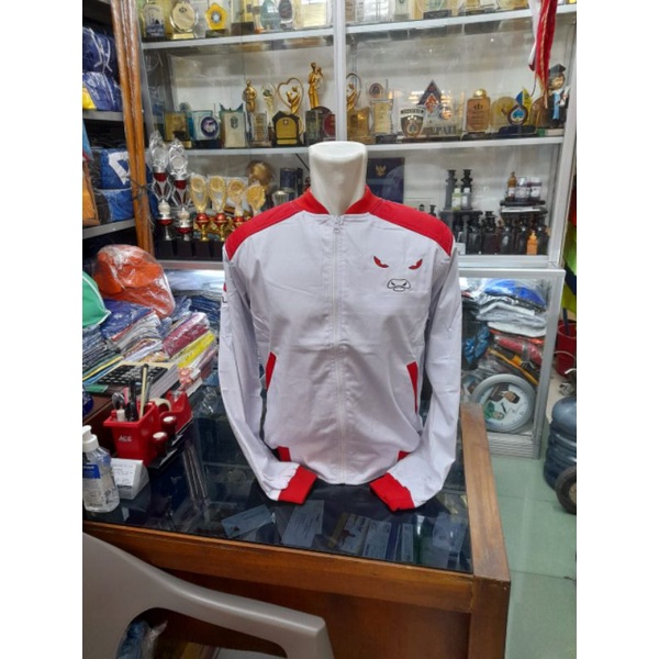 JAKET BOMBER PARTAI PDI PUTIH MERAH