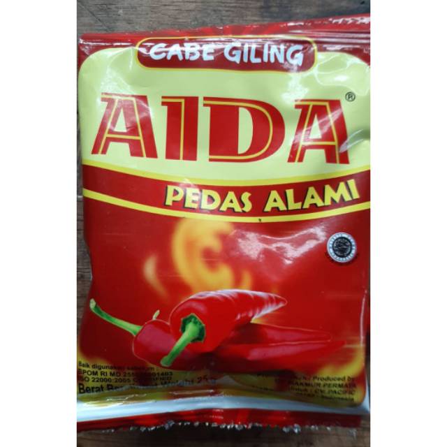 

CABE GILING AIDA PEDAS ALAMI