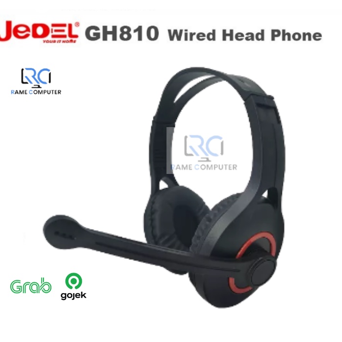 HEADPHONE JEDEL GH810 HEADSET MICROPHONE