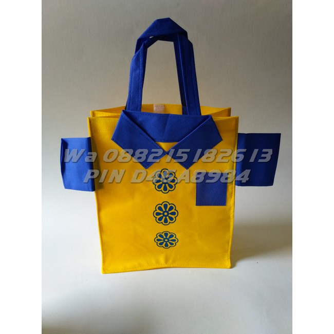 

Tas SOUVENIR KEMEJA | Tas Ulang Tahun Anak Model KEMEJA KUNING | Goodie Bag