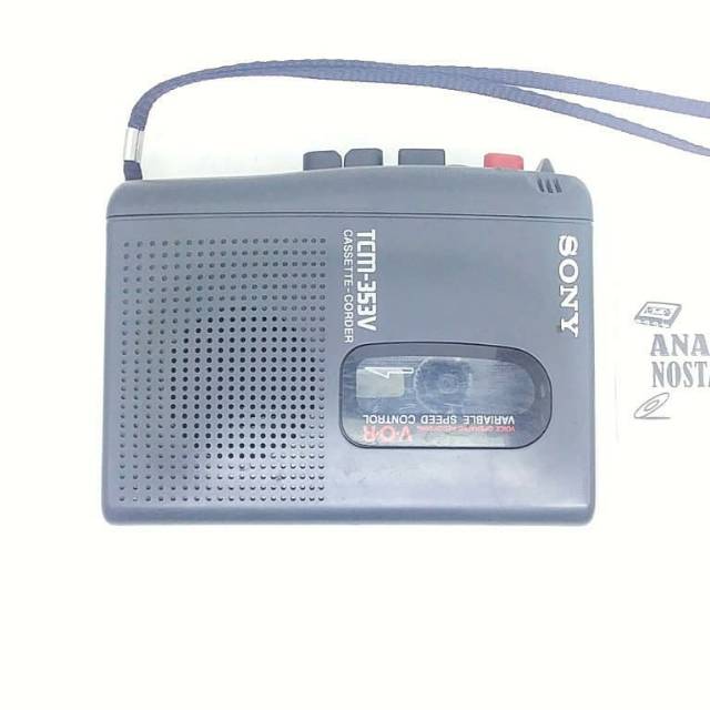Jual walkman Sony TCM353 tape player kaset pita recorder jadul
