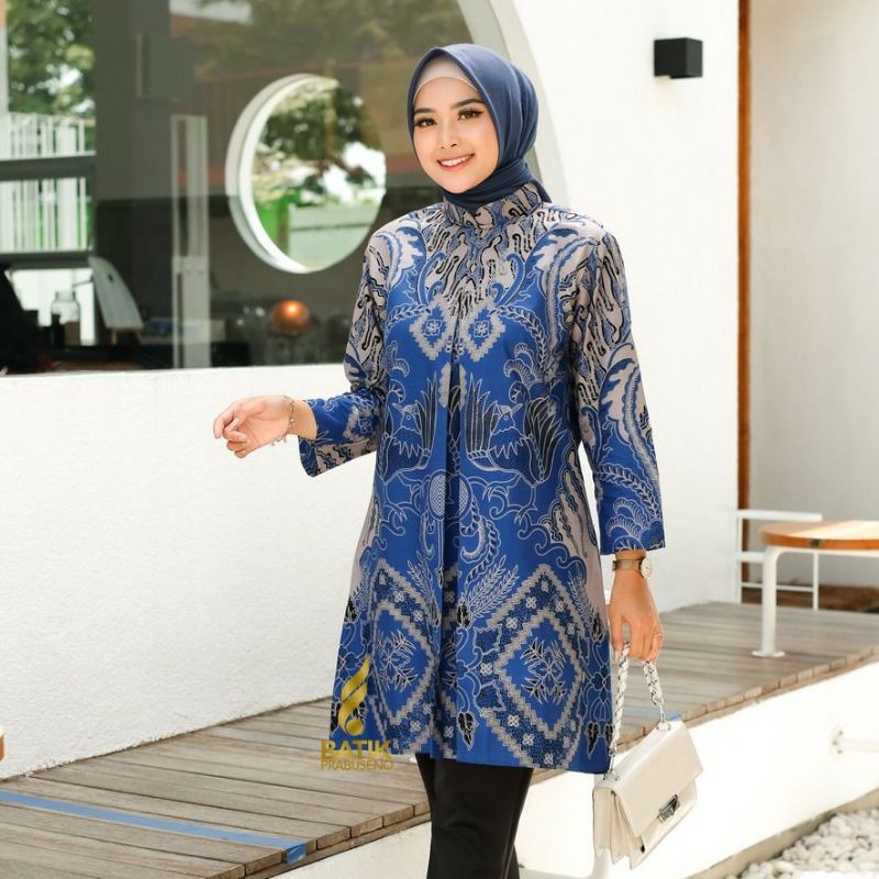 Contoh Model Baju Batik Atasan Formal Wanita - Jazz Roots
