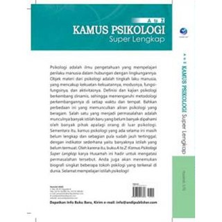 Jual Buku A To Z Kamus Psikologi Super Lengkap - Husamah | Shopee Indonesia