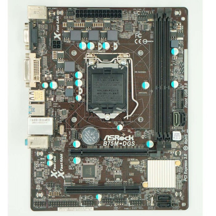 Motherboard Mainboard Mobo Intel LGA Socket 1155 B75