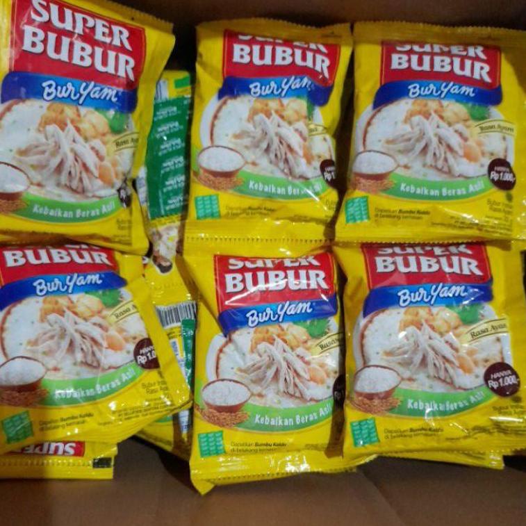 

[KODE PRODUK 9AIM05262] Super Bubur Buryam Rcg 10 Pcs berat 22 Gr