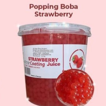 

Topping Boba Strowberry