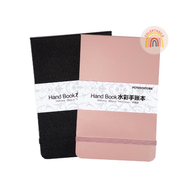 

Potentate Handbook 11x17cm Watercolor Hard Cover Sketchbook Kertas Cat Air