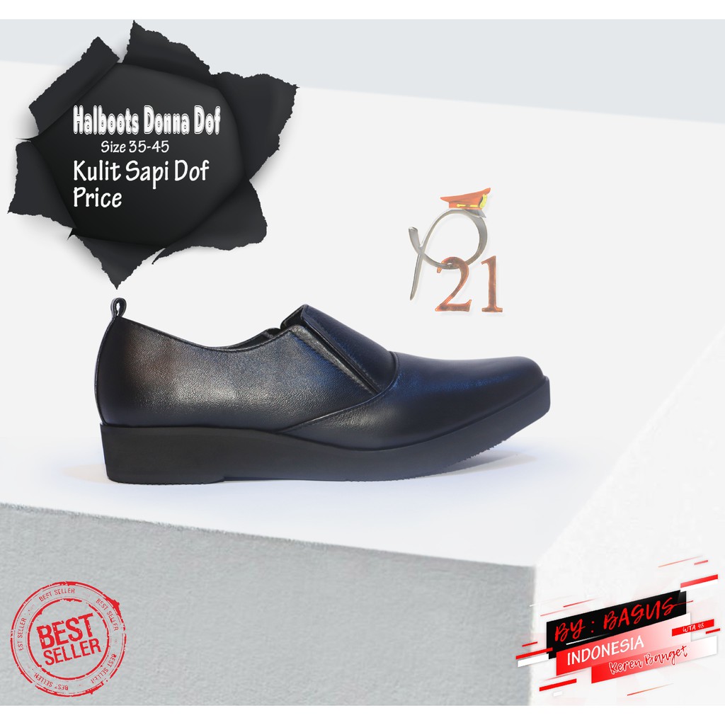 HALBOOTS FLAT DONNA DOFF / SEPATU WANITA / P21