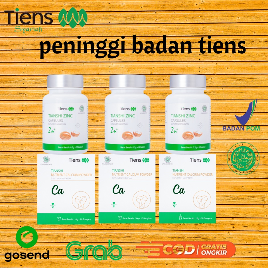

Tiens Peninggi Badan Original Susu Calcium + Zinc Kapsul untuk Anak dan Dewasa