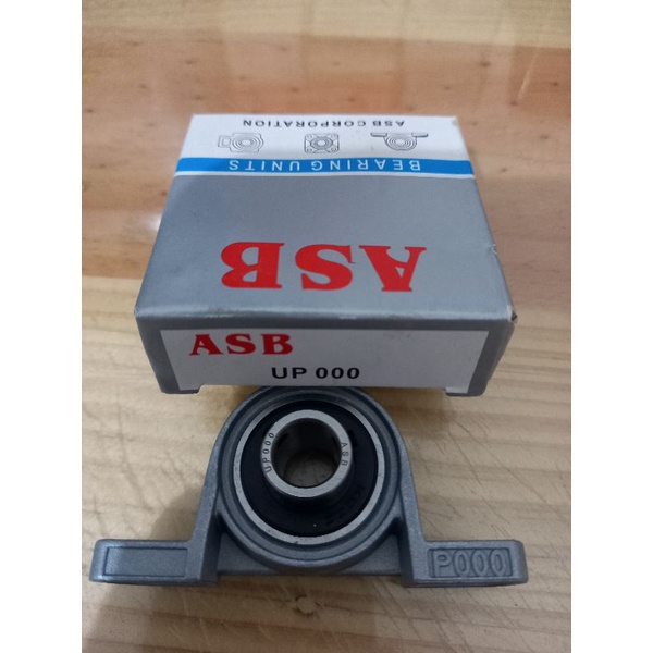 Pillow block bearing UP 000 ASB 10mm