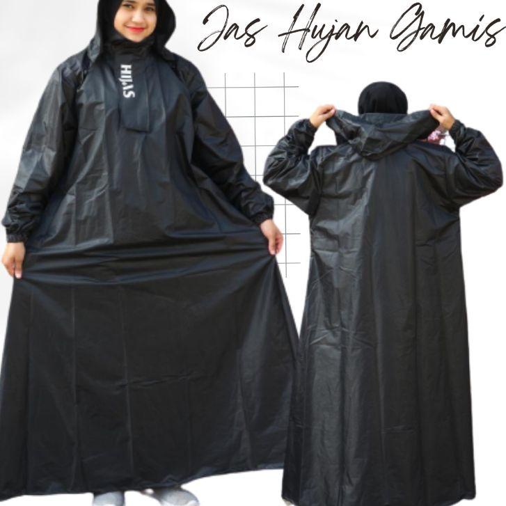 Berkualitas Jas Hujan Gamis Wanita Muslimah Hijab Jas Hujan HIJAS Mantel Gamis Wanita Jas Hujan Hija