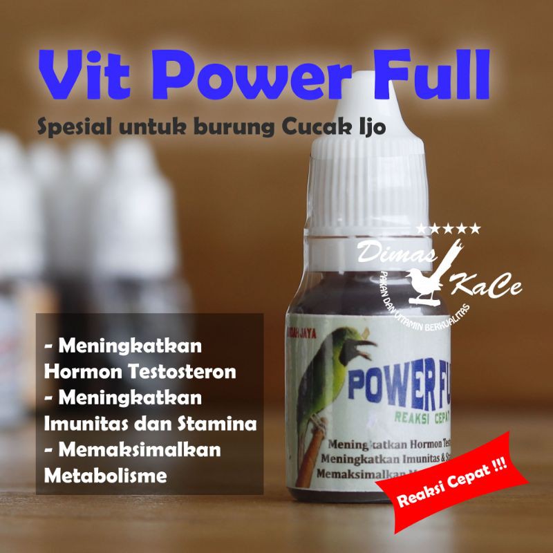 Paket Vit Powerfull untuk burung cucak hijau kinoi kapas tembak cucak rawa Dimas Kace indah jaya her