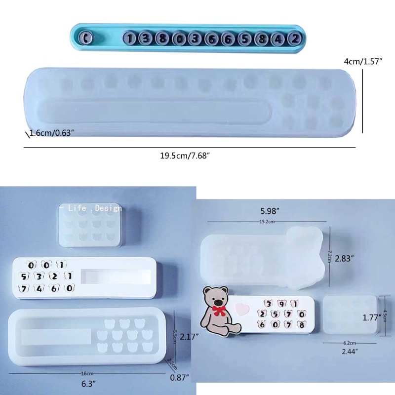 Siy Cetakan Resin Diy Bahan Silikon Untuk Dekorasi