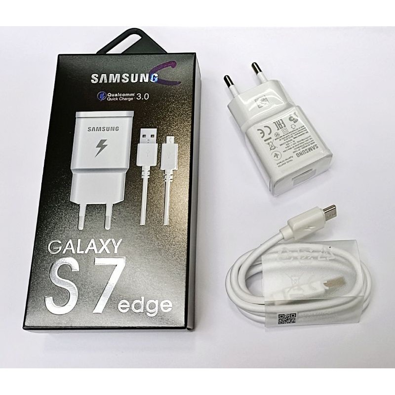 Charger Samsung S7 Edge USB Tipe C cable original fast charging casan android s9 a70 a9 a7 a80