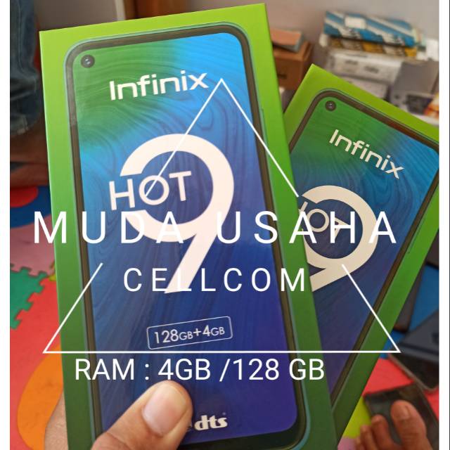 INFINIX HOT 9 RAM : 4GB ROM 128 GB GARANSI RESMI