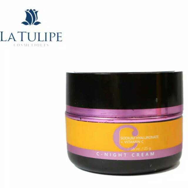 LA TULIPE SODIUM HYALURONATE + VITAMIN (C-NIGHT CREAM) 25GR -