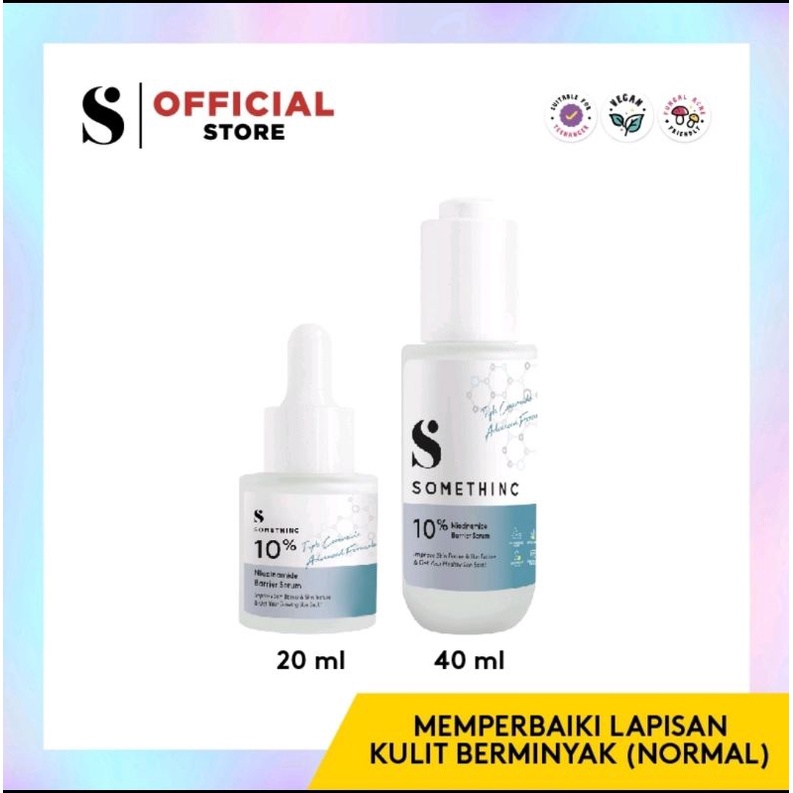 (PRELOVED) SOMETHINC 10% Niacinamide Barrier Serum Mini Size 5ml 2 pcs