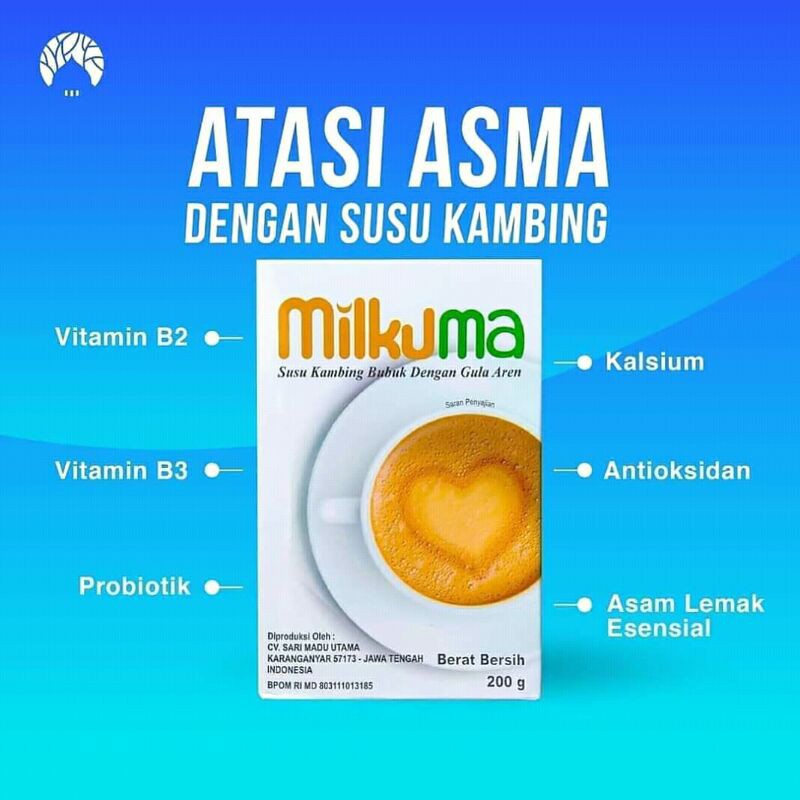 

Susu Kambing Dengan Gula Aren MILKUMA. Minuman Susu Kesehatan. Menyembuhkan Penyakit TBC