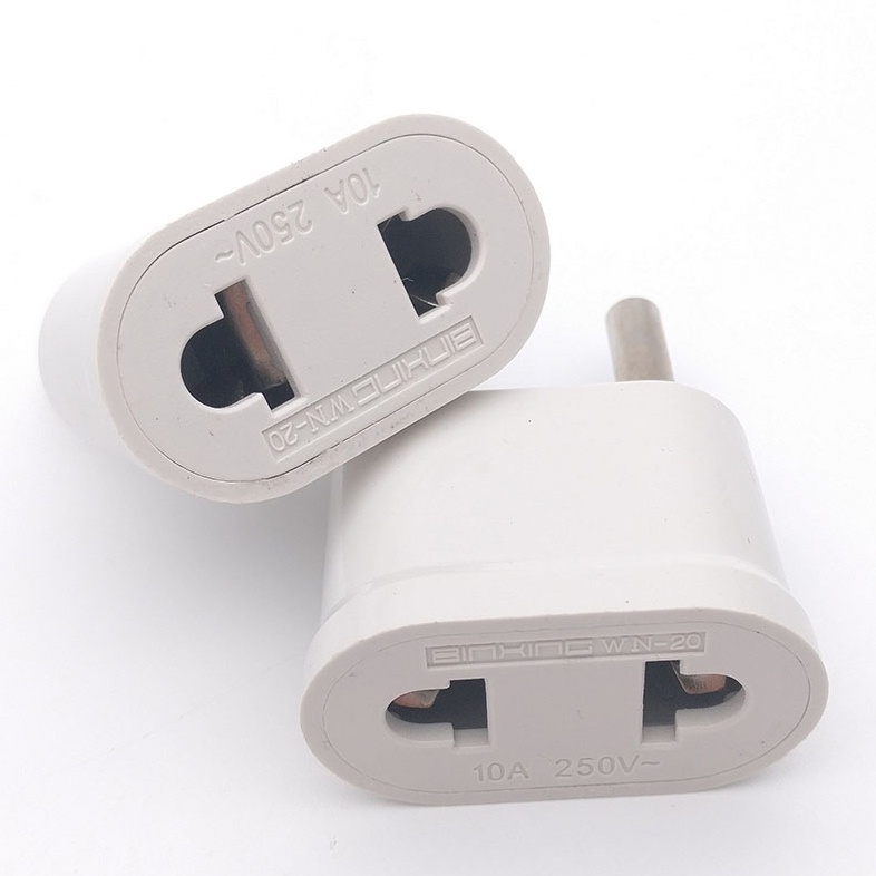 Adapter dan Konverter Travel US to EU Plug 1 Pcs