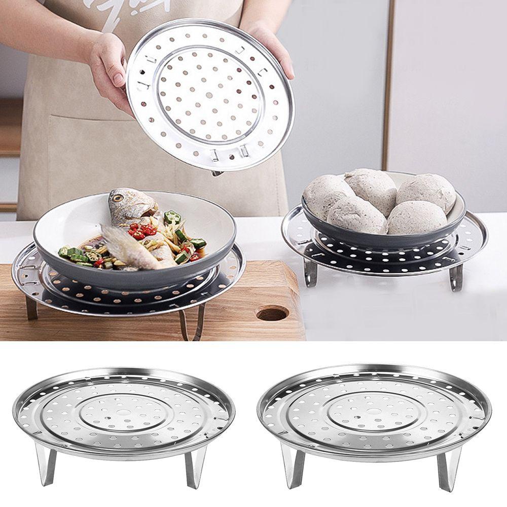 Rak Steamer Nanas Multifungsi Tray Stand Aksesoris Dapur Panci Kukus