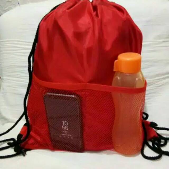 String Bag Polos Tebal Jaring /Drawstingbag Parachute Basic