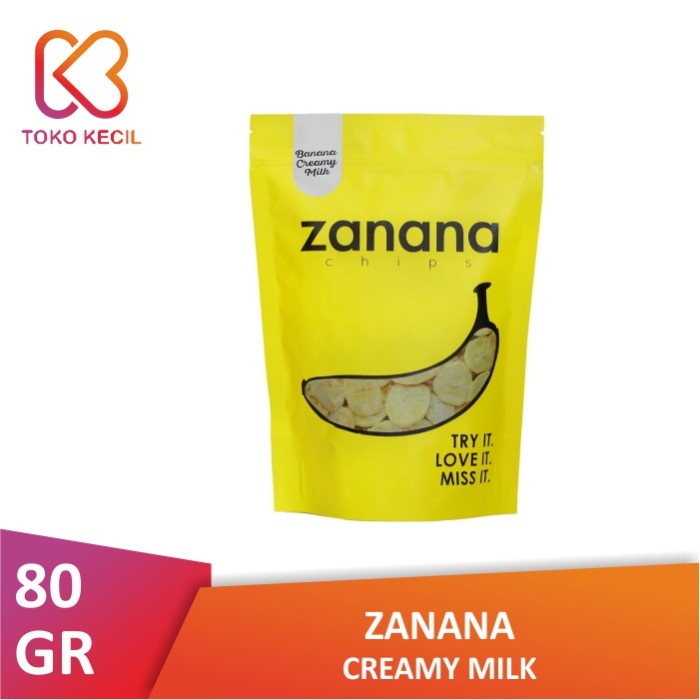 

NEW Zanana Chips Creamy Milk 80 GR - Kripik Pisang