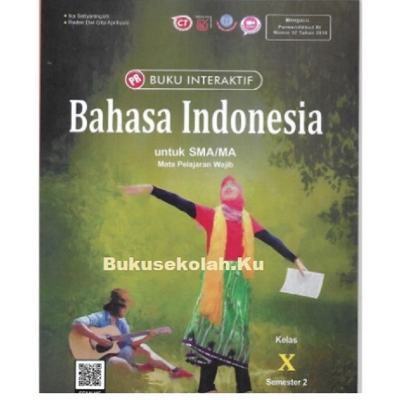 diskon BUKU INTERAKTIF PR Bahasa Indonesia KELAS 10 SEMESTER 1 , SEMESTER 2 terbaru 2022/2023  INTAN PARIWARA