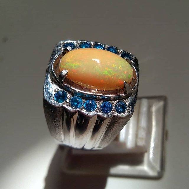 Opal Kalimaya Jarong Top Ring Perak 925