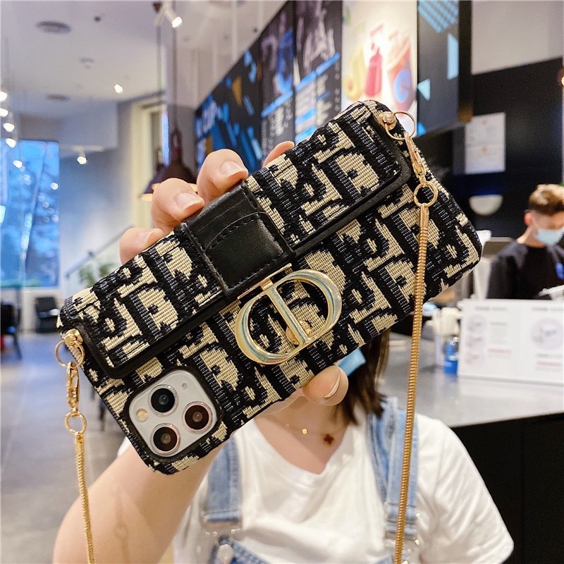 iPhone 15 14 13 12 12 Pro Max 11 Pro 11Promax X Xr Xs 7/8 SE Plus Fashion CD Leather Phone Case Cover