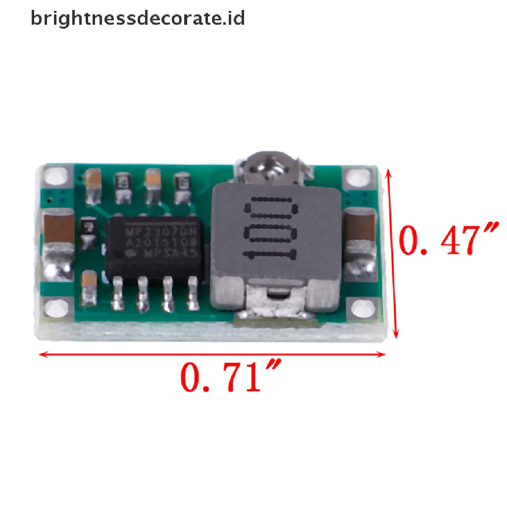 Regulator Konverter step down Mini DC-DC 3A 5V-23V Ke 3.3V 6V 9V 12V