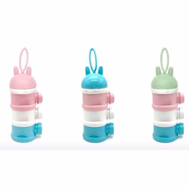 UNNISO - Tempat Susu Bayi 3 Susun Bentuk Rabbit