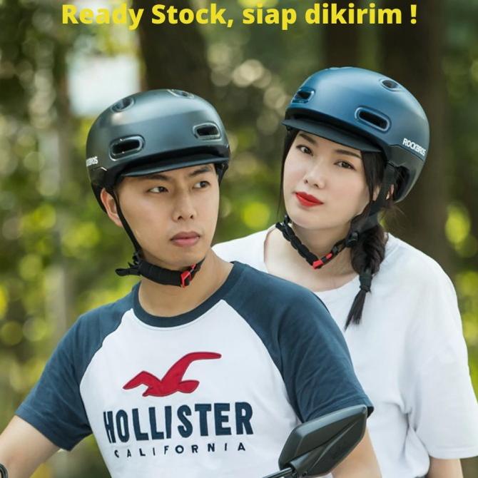 ROCKBROS HELMET HELM SEPEDA WT09 ORIGINAL + LAMPU HELM