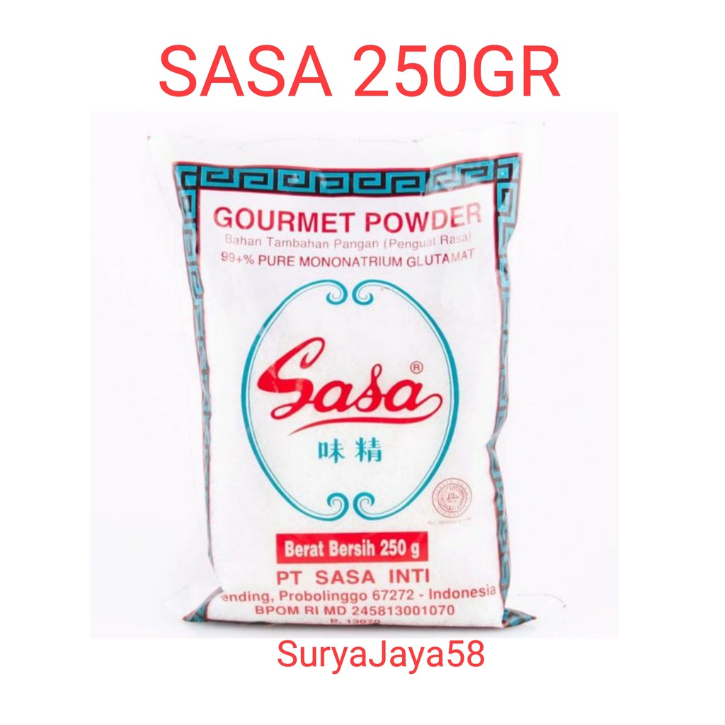

GFD Penyedap Rasa/ Vetsin / Micin Sasa 250g Sasa 1/2 kg / Sasa g Sasa 1kg Ecer/ Pcs