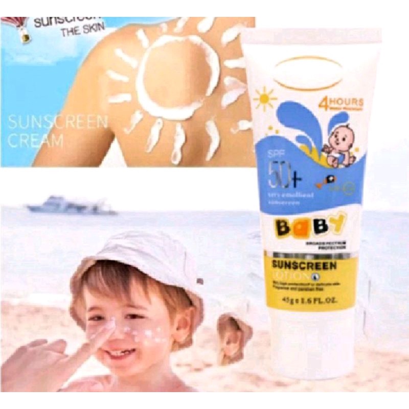 Sunblock Anak&amp;Dewasa UV Shield Essential Sunscreen Lotion 45g Sunblock