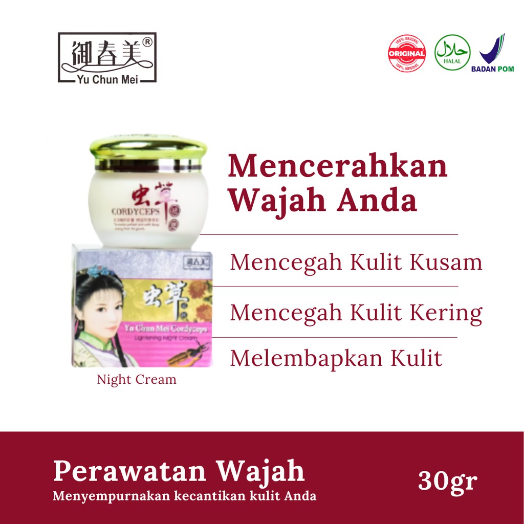 Paket Reseller Yu Chun Mei Cordyceps Whitening Kit