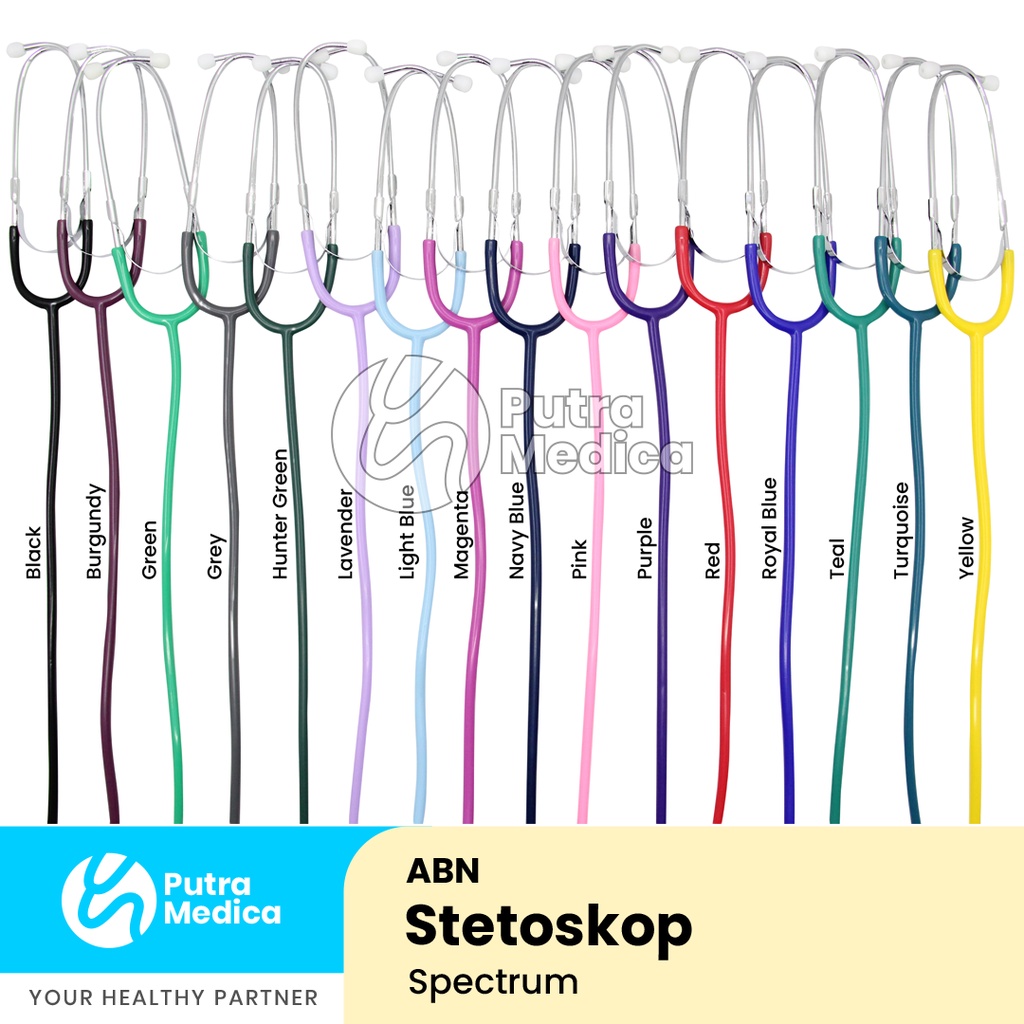 Paket ABN Tensimeter Aneroid &amp; Stetoskop Spectrum / Alat Ukur Tekanan Darah Manual Sphygmomanometer / Blood Pressure Cuff