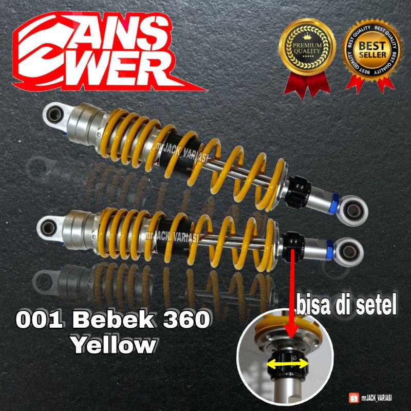 Shock Answer Type 001 bebek 360 Yellow dan Red