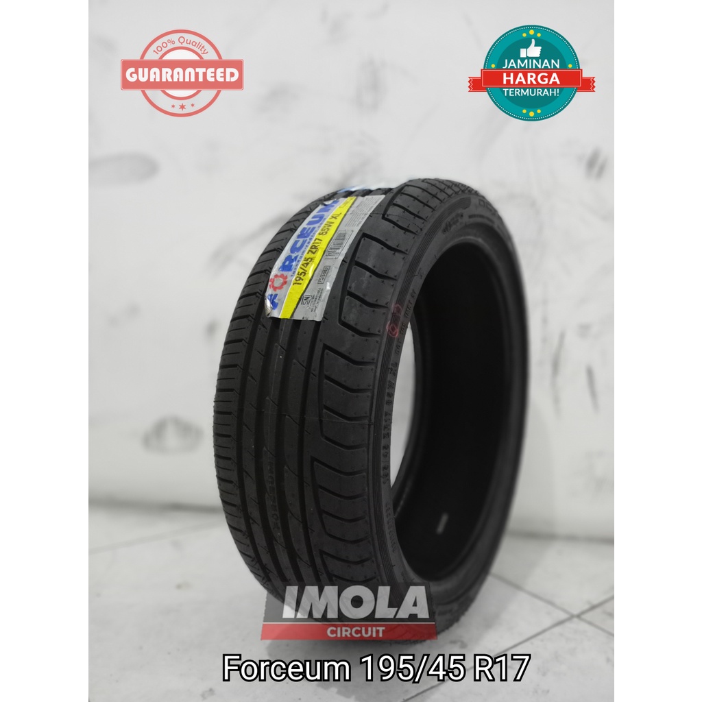 Ban Luar Tubeles Ring 17 FORCEUM ukuran 195/45 R17 Mobil BRIO JAZZ