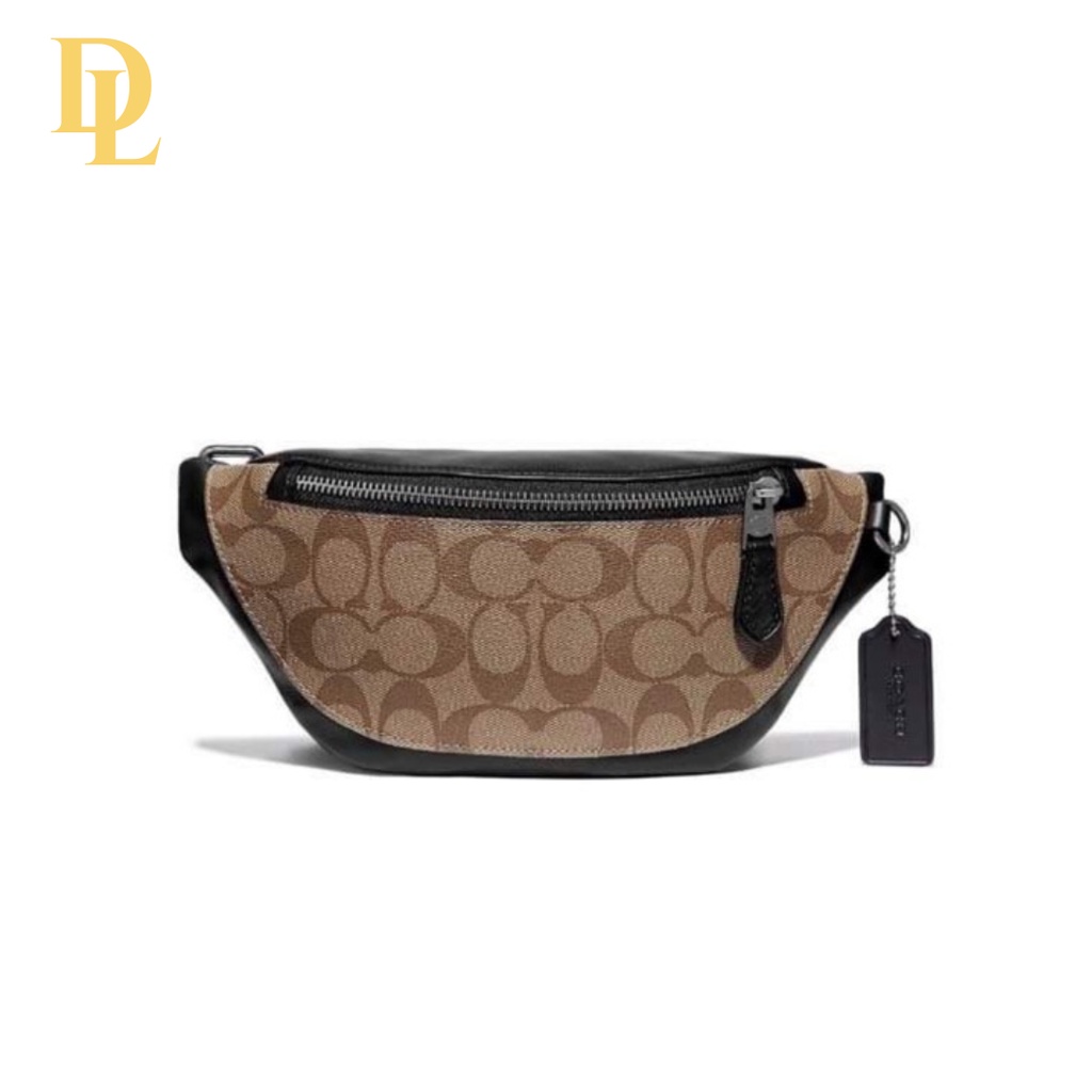 COACH MINI WAISTBAG BROWN SIGANTURE (F84711)
