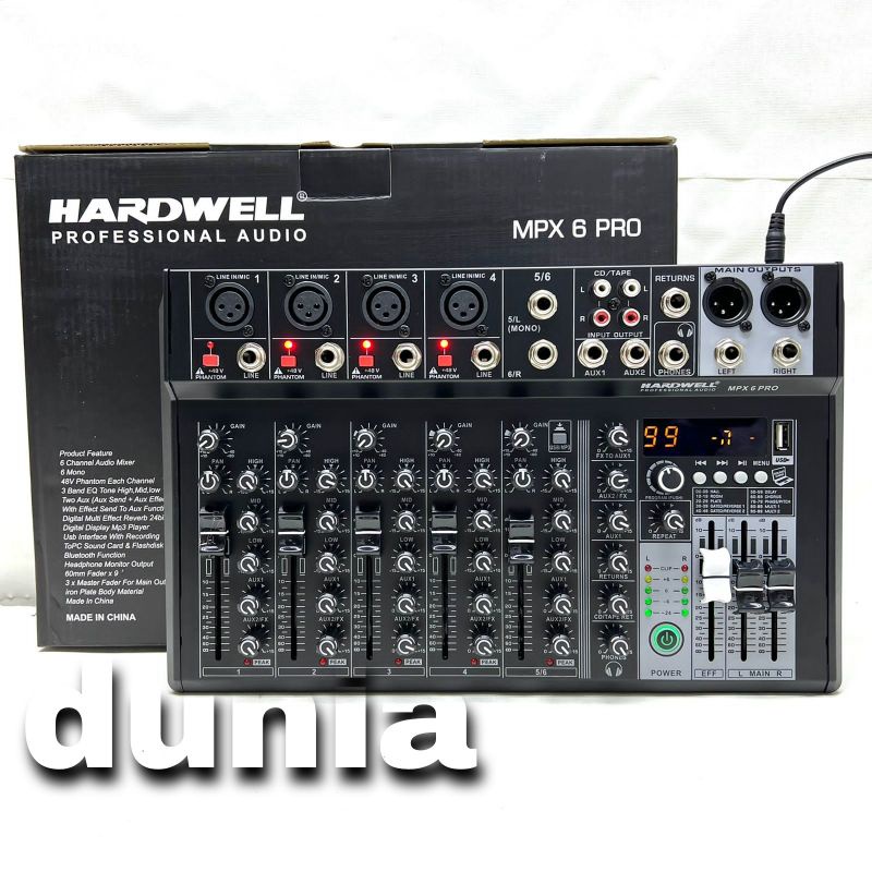 Mixer Hardwell MPX6PRO Original Hardwell MPX 6 PRO