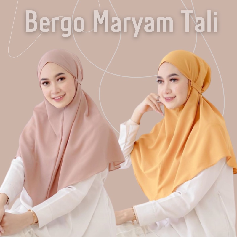 jilbab Instan bergo Maryam ,hijab tali instan ,jilbab instant,jilbab no ped,jilbab cantik,jilbab tali