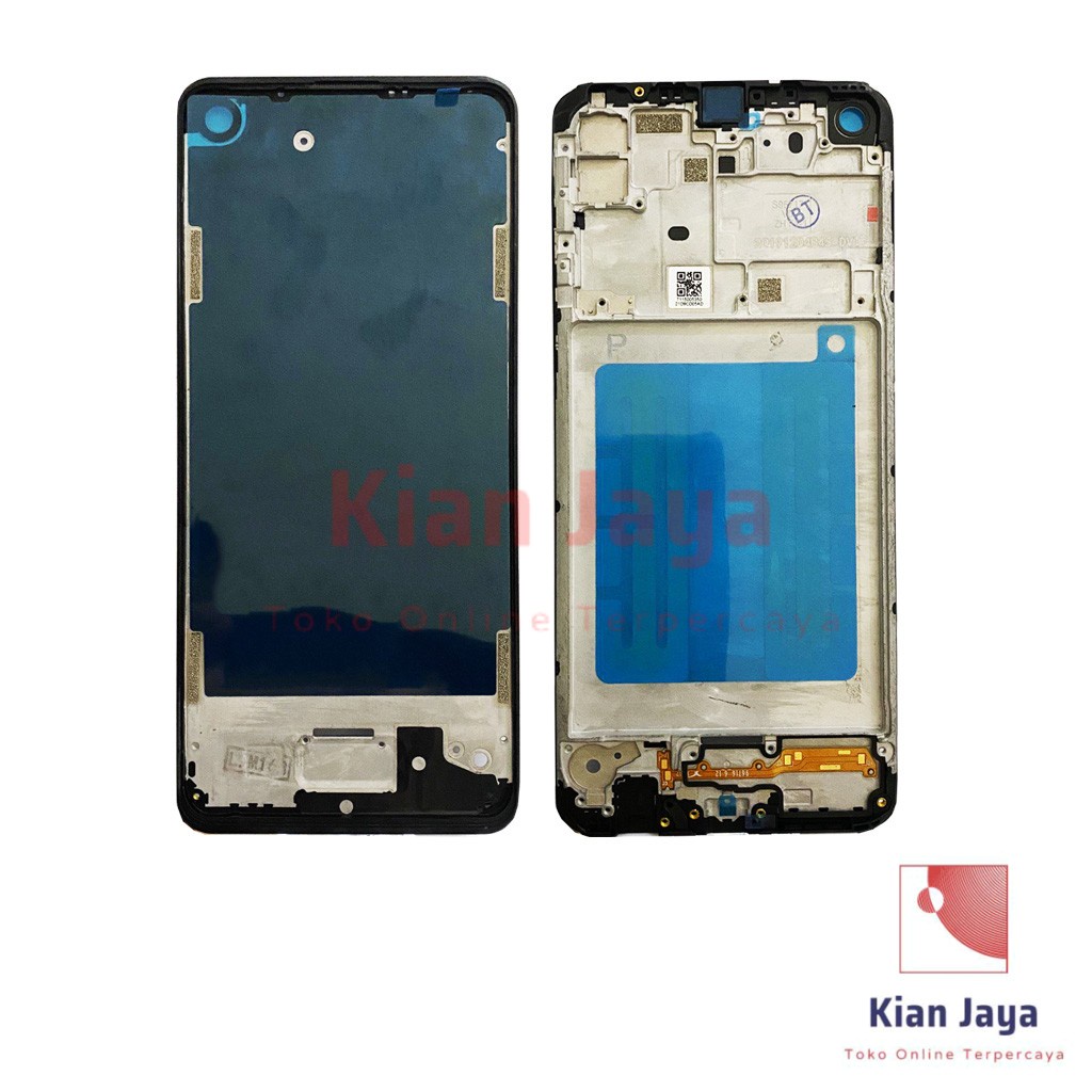 Middle Frame LCD Handphone Samsung Galaxy A21 Tulang Casing Tatakan Bezel Bazel Hp