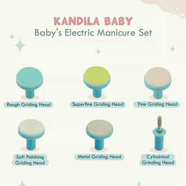 Makassar ! Manicure / Gunting Kuku Set Kandila Baby Elektrik